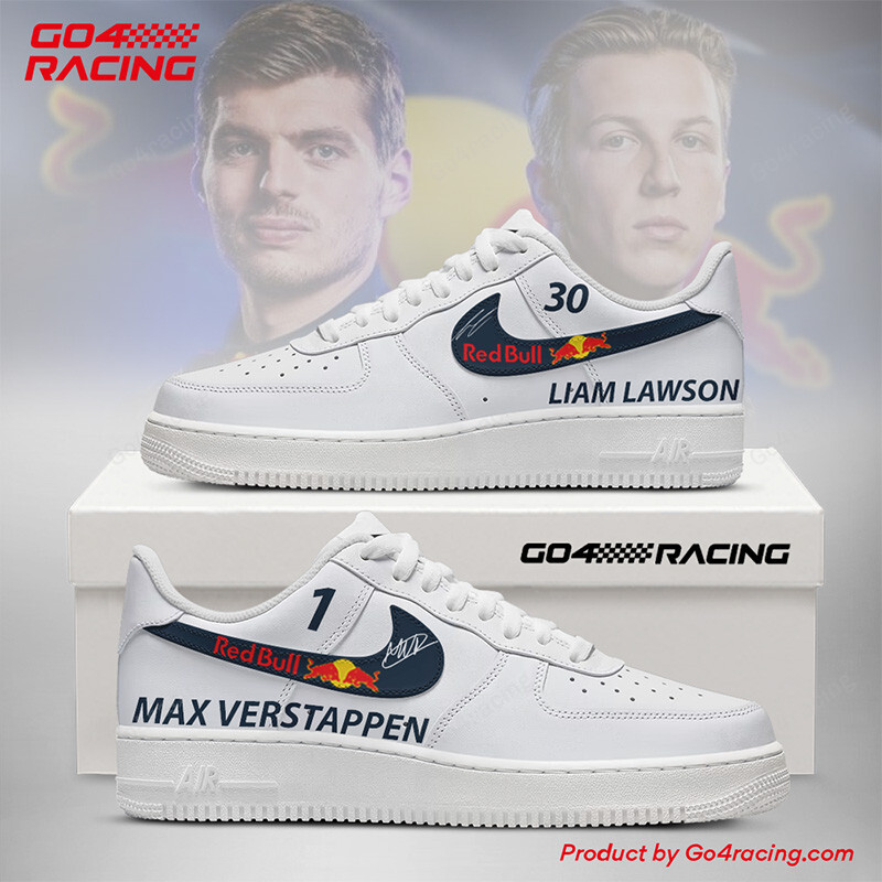 JWFancy Max Verstappen x Liam Lawson - Red Bull Racing Air Low-Top Sneakers Shoes For Men And Women