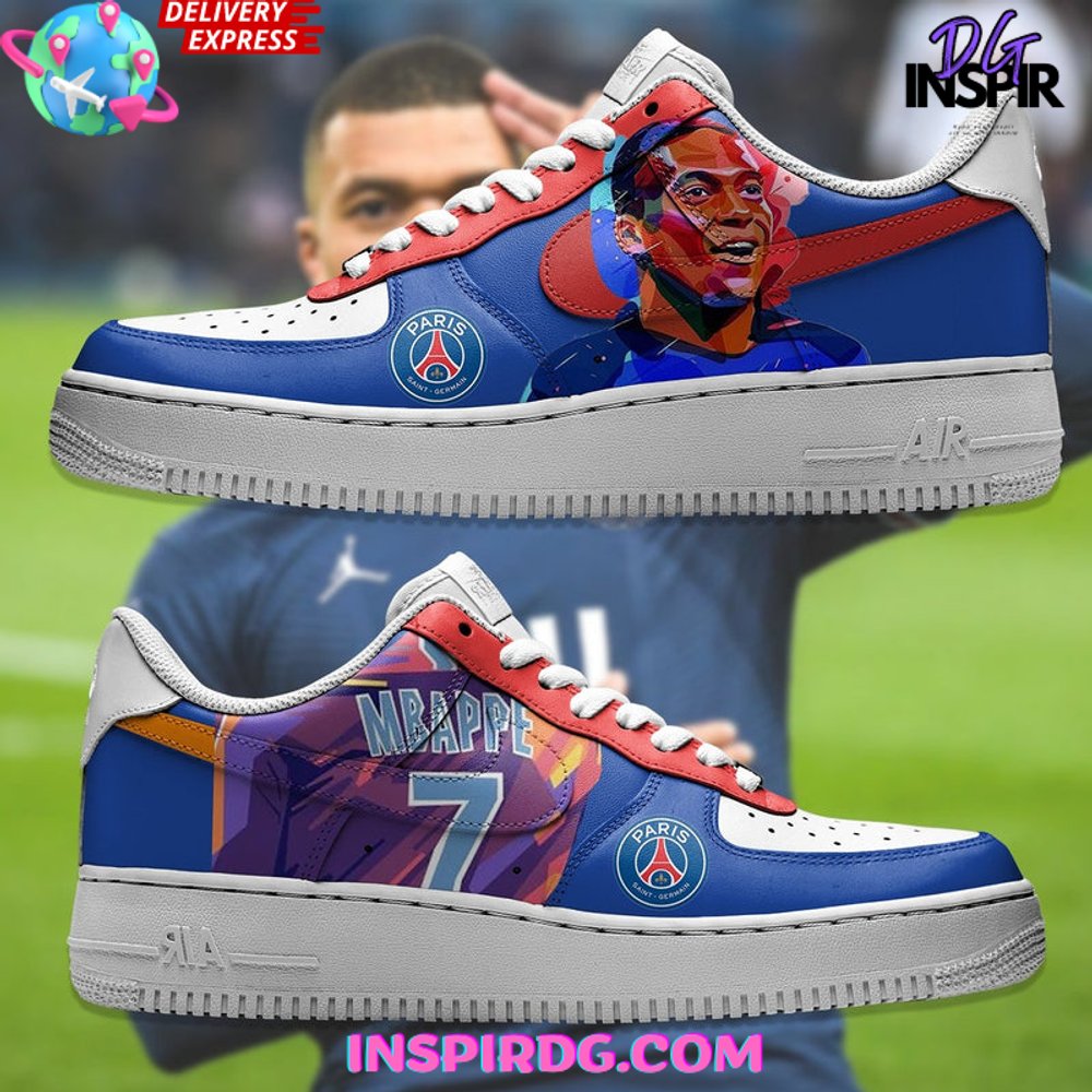 JWFancy Mbappé PSG Air Low-Top Sneakers Shoes For Men And Women