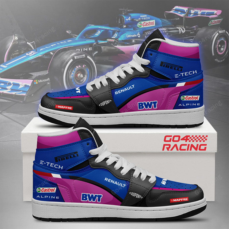 JWFancy Mclaren Formula AJ1 High Sneakers Shoes For Men And Women