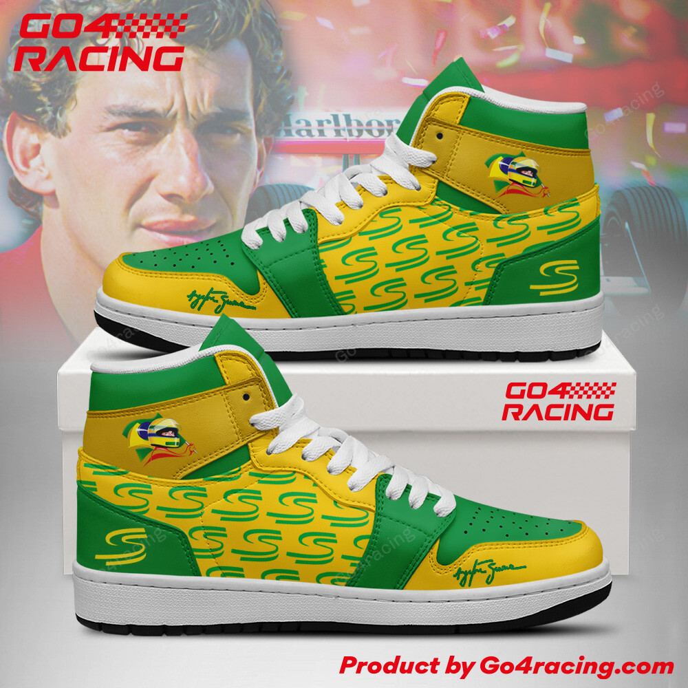 JWFancy Mecedes AMG F1 AJ1 High Sneakers Shoes For Men And Women