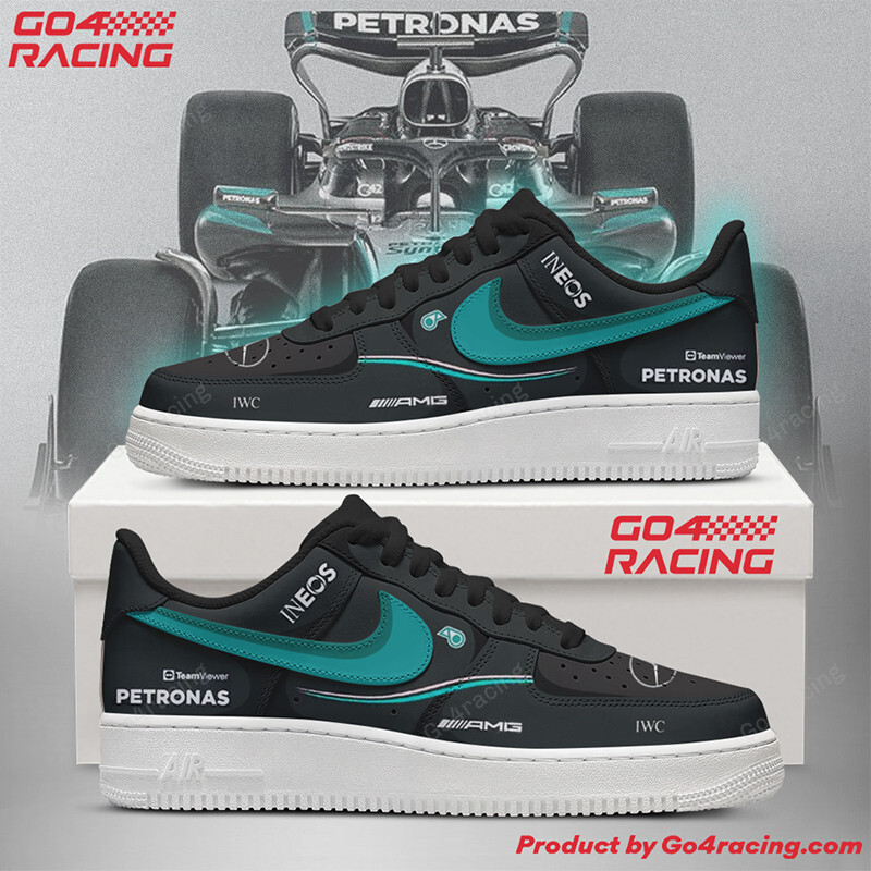 JWFancy Mecedes Petronas Formula Air Low-Top Sneakers Shoes For Men And Women