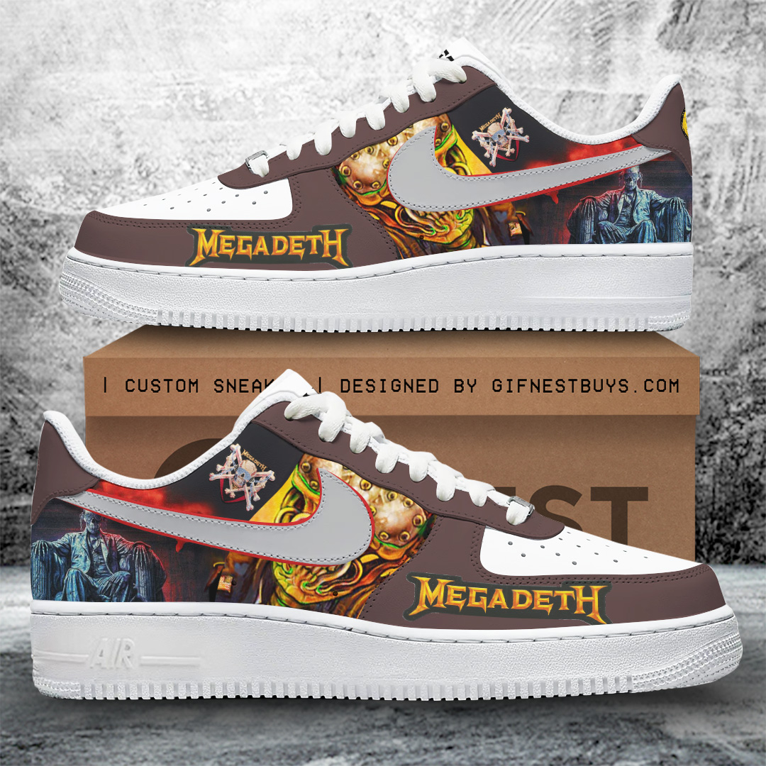 JWFancy Megadeth Air Low-Top Sneakers Shoes For Men And Women