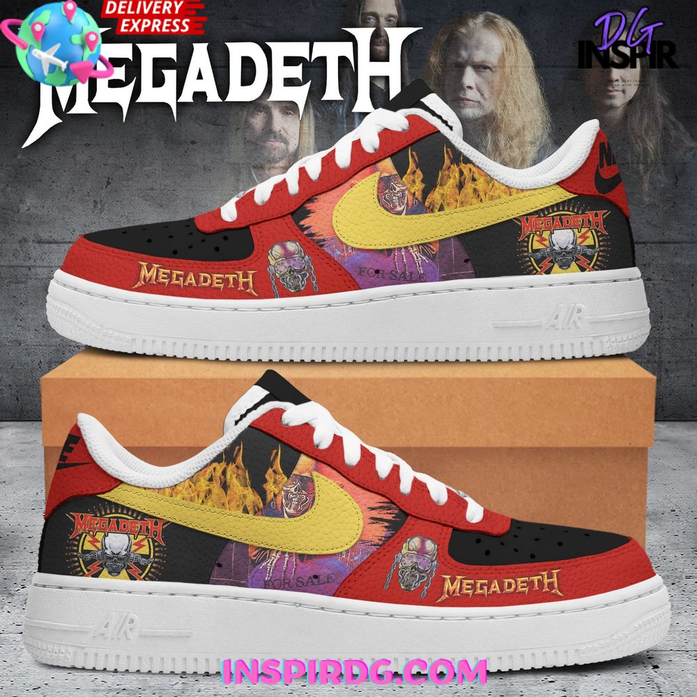 JWFancy Megadeth Air Low-Top Sneakers Shoes For Men And Women