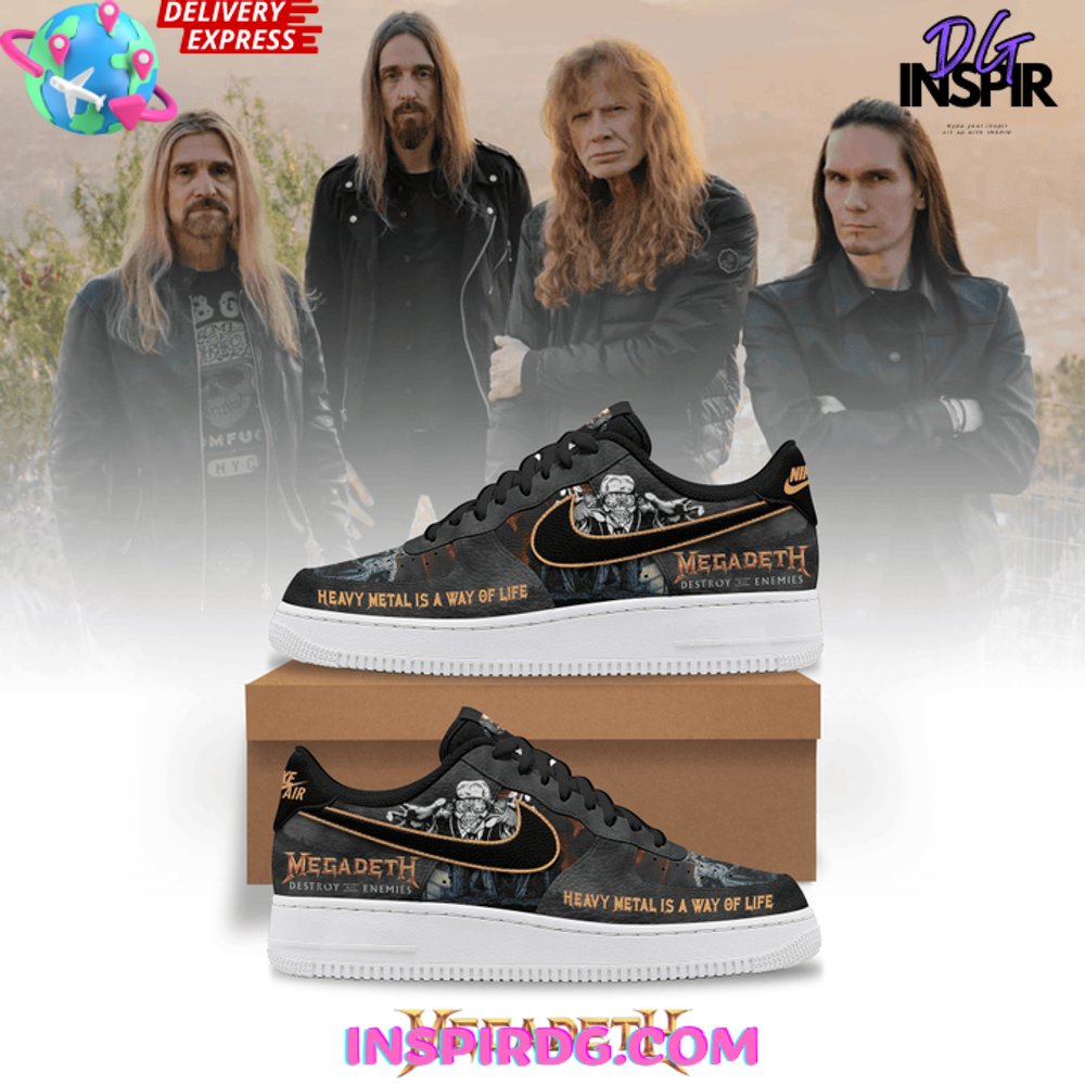 JWFancy Megadeth Air Low-Top Sneakers Shoes For Men And Women