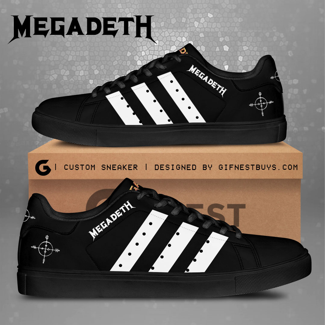 JWFancy Megadeth Band Skate Stan Shoes Sneakes For Men And Women