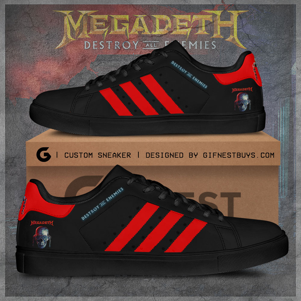 JWFancy Megadeth Band Skate Stan Shoes Sneakes For Men And Women