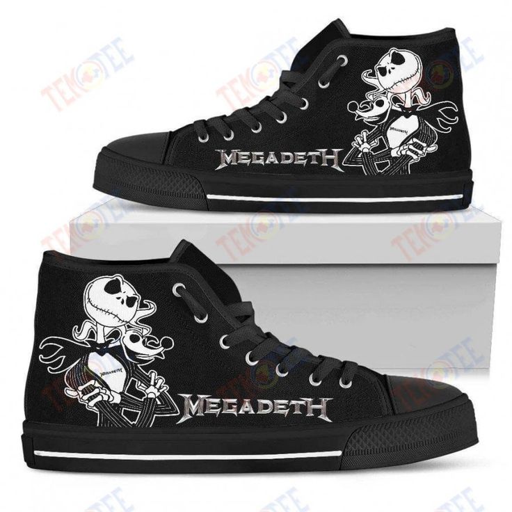 JWFancy Megadeth High Top Canvas Sneakers Shoes For Men And Women
