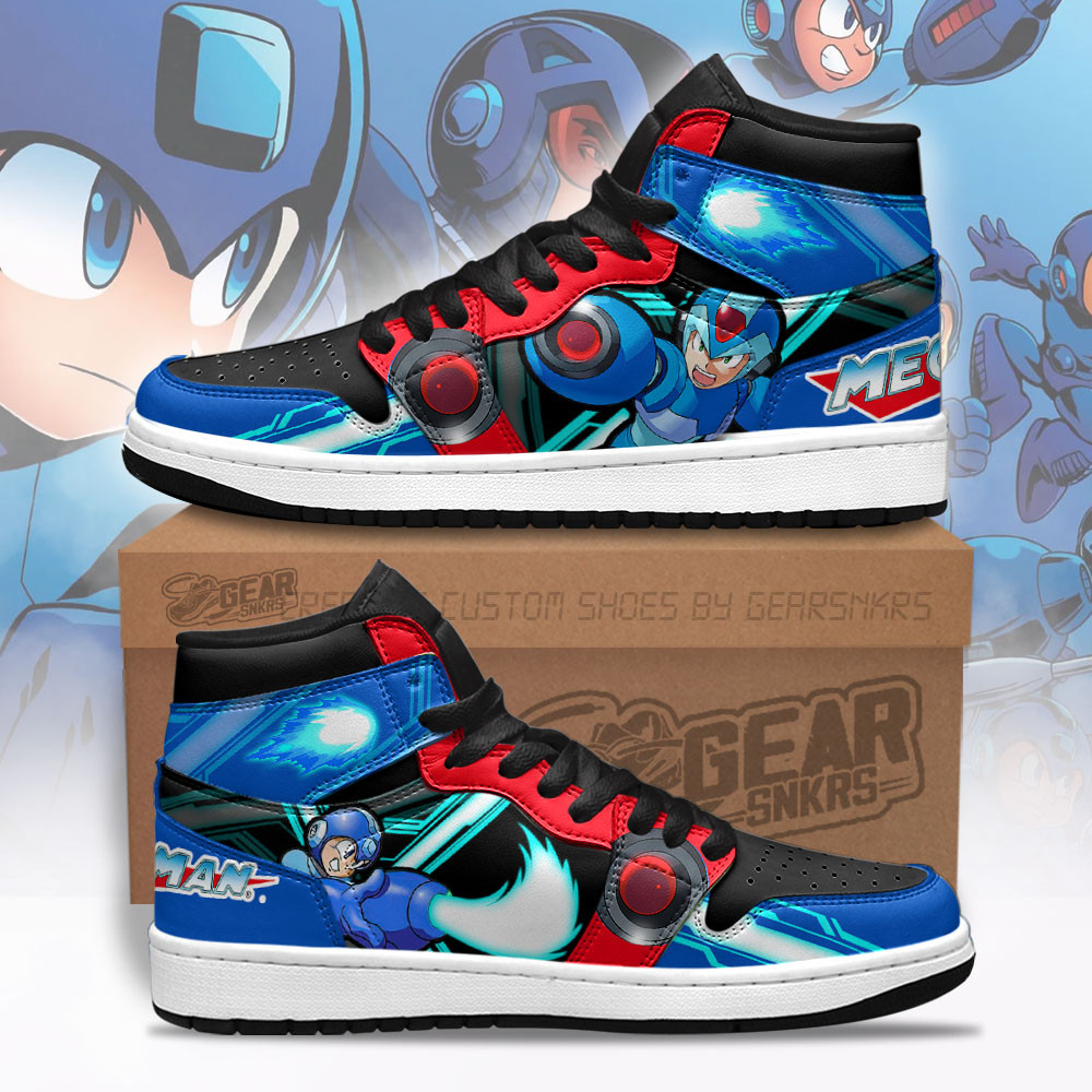 JWFancy Megaman Gameboy AJ1 High Sneakers Shoes For Men And Women