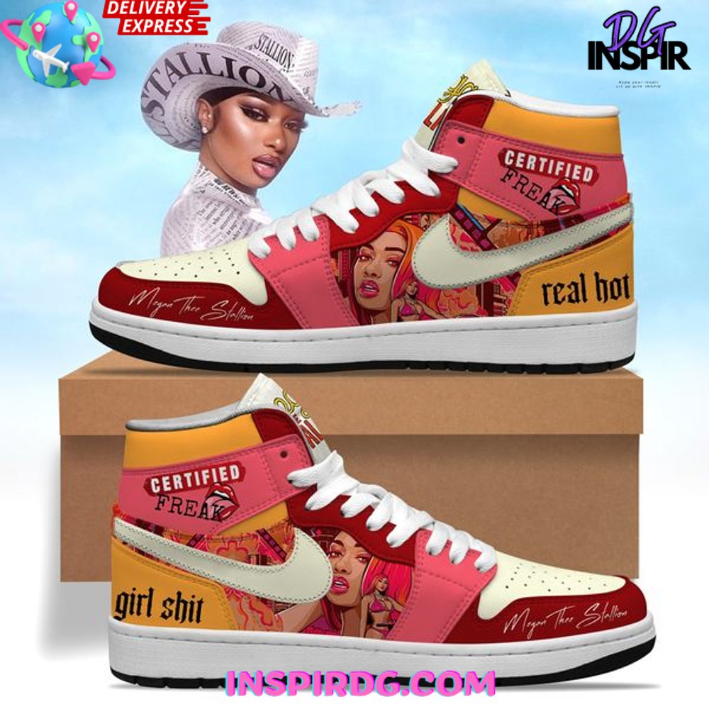 JWFancy Megan Thee Stallion AJ1 High Sneakers Shoes For Men And Women