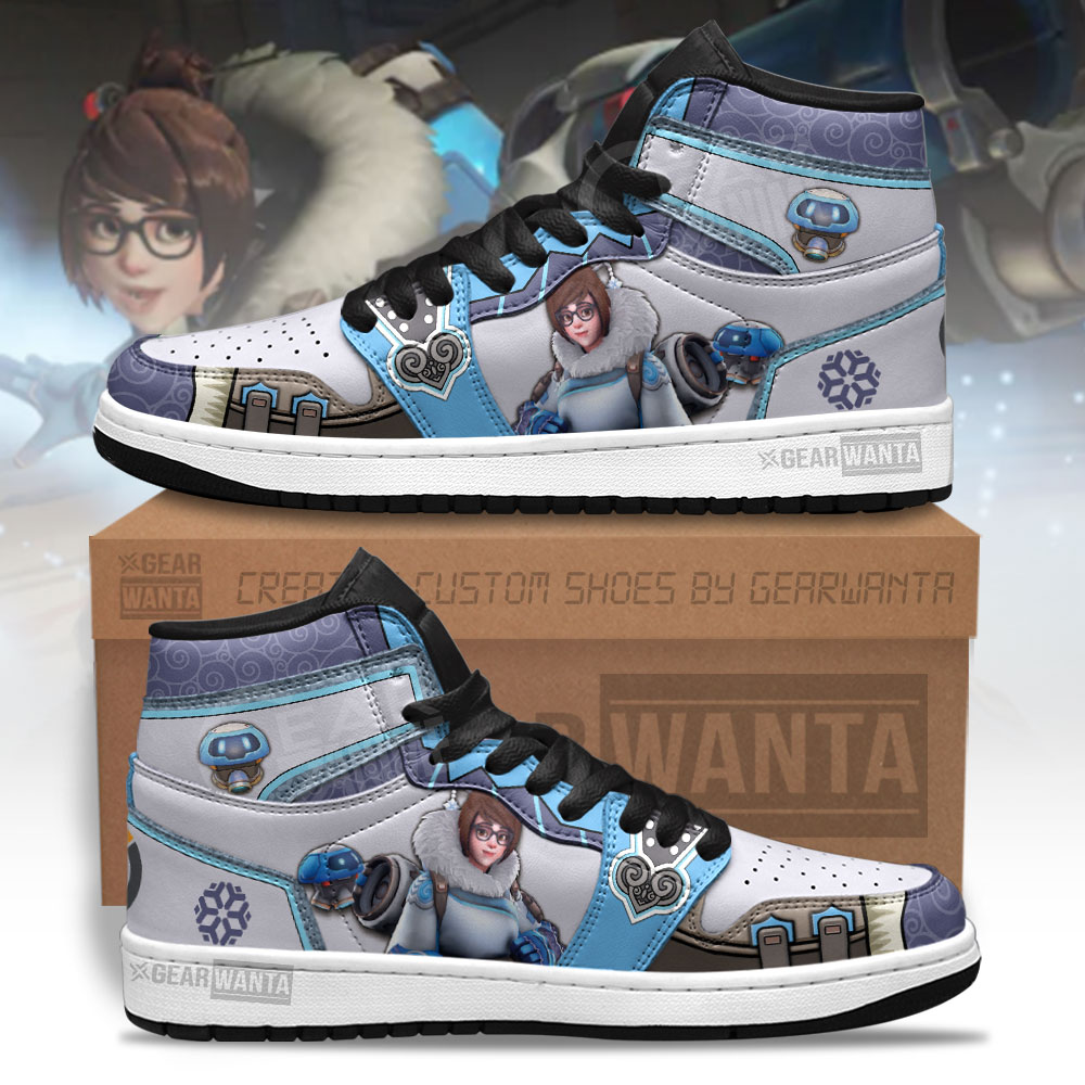 JWFancy Mei Overwatch AJ1 High Sneakers Shoes For Men And Women