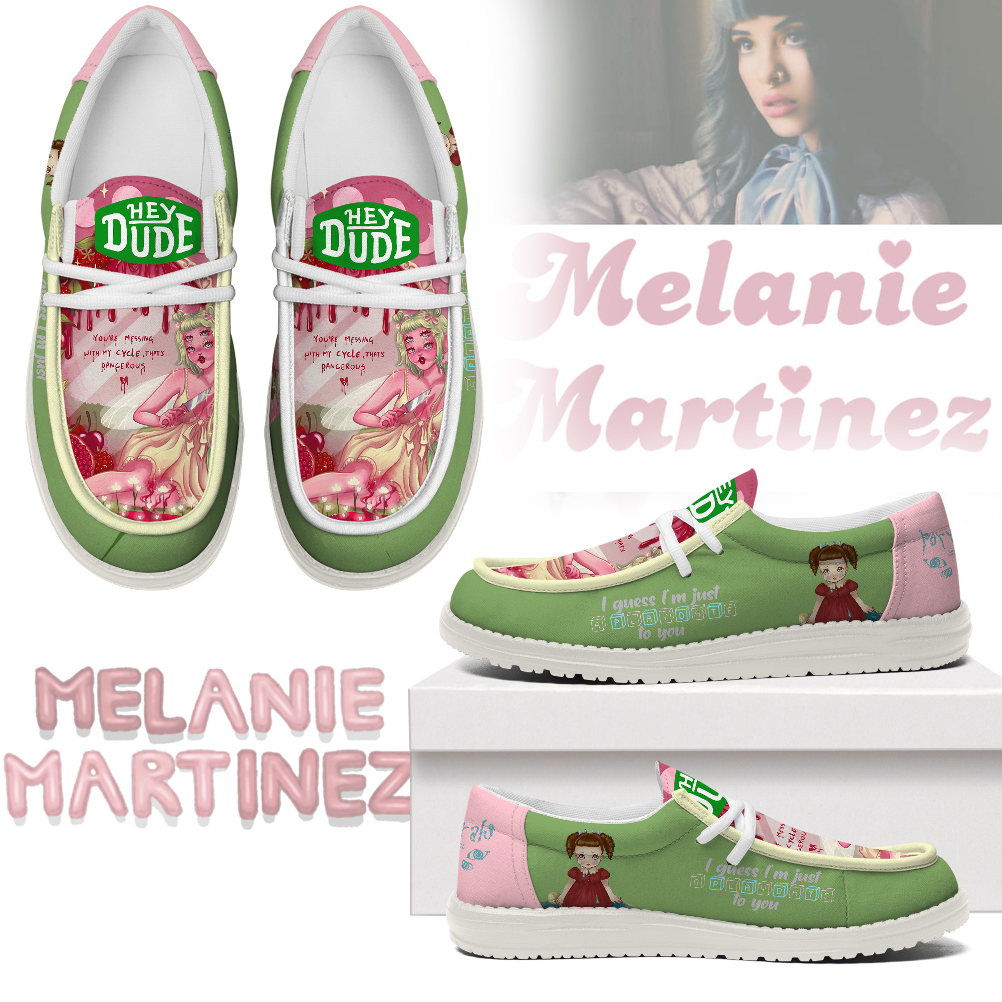 JWFancy Melanie Martinez – Custom Name Hey Dude