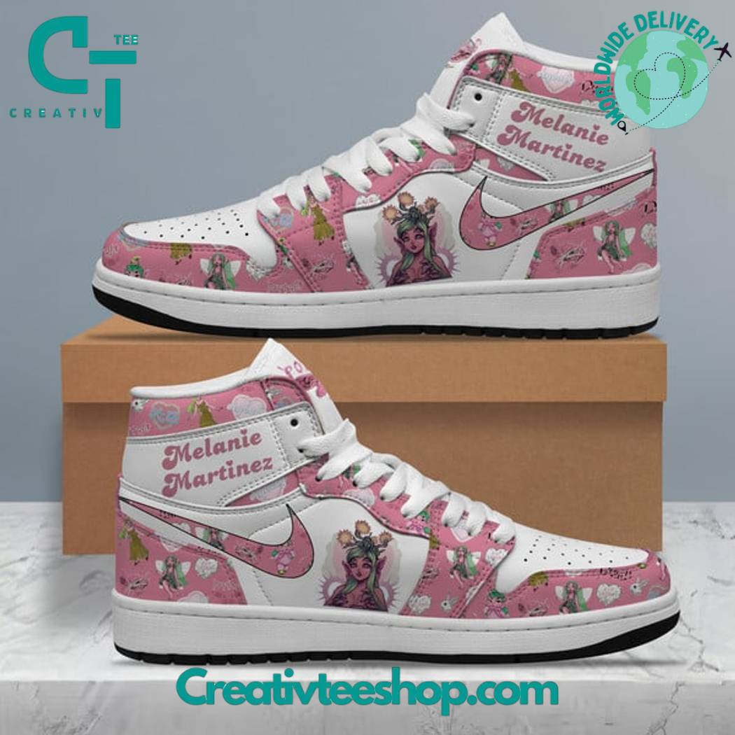 JWFancy Melanie Martinez Pink AJ1 High Sneakers Shoes For Men And Women