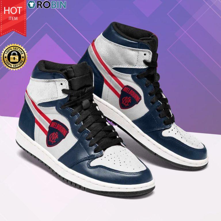 JWFancy Melbourne Demons AFL AJ1 High Sneakers Shoes For Men And Women