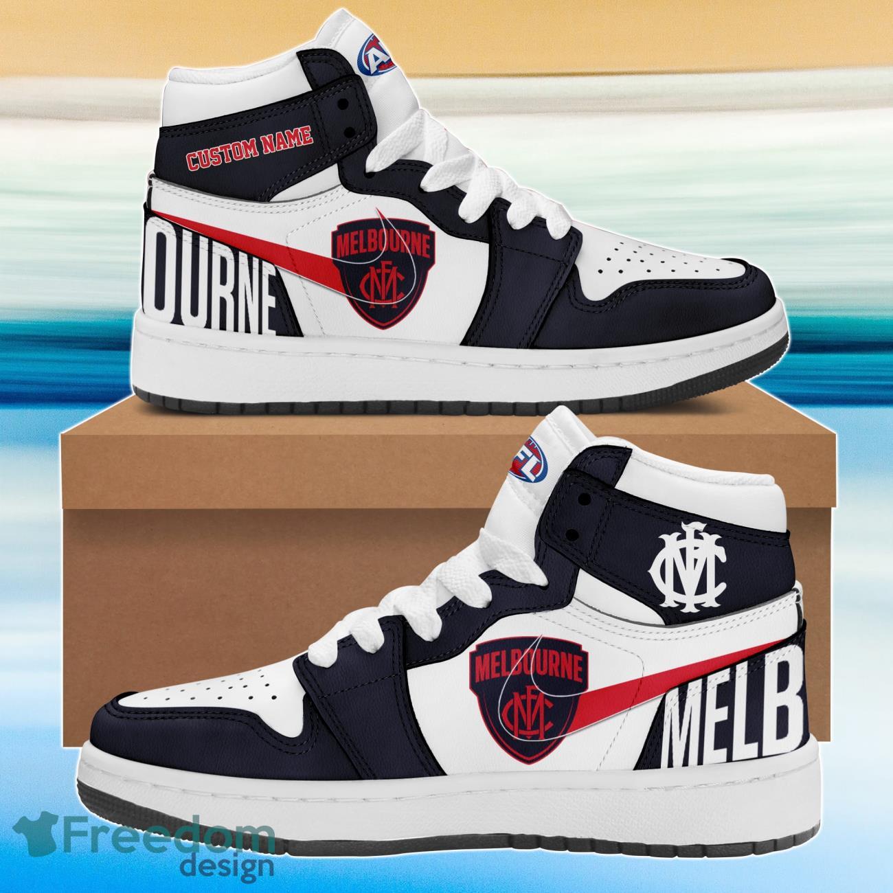 JWFancy Melbourne Demons AJ1 High Sneakers Shoes For Men And Women