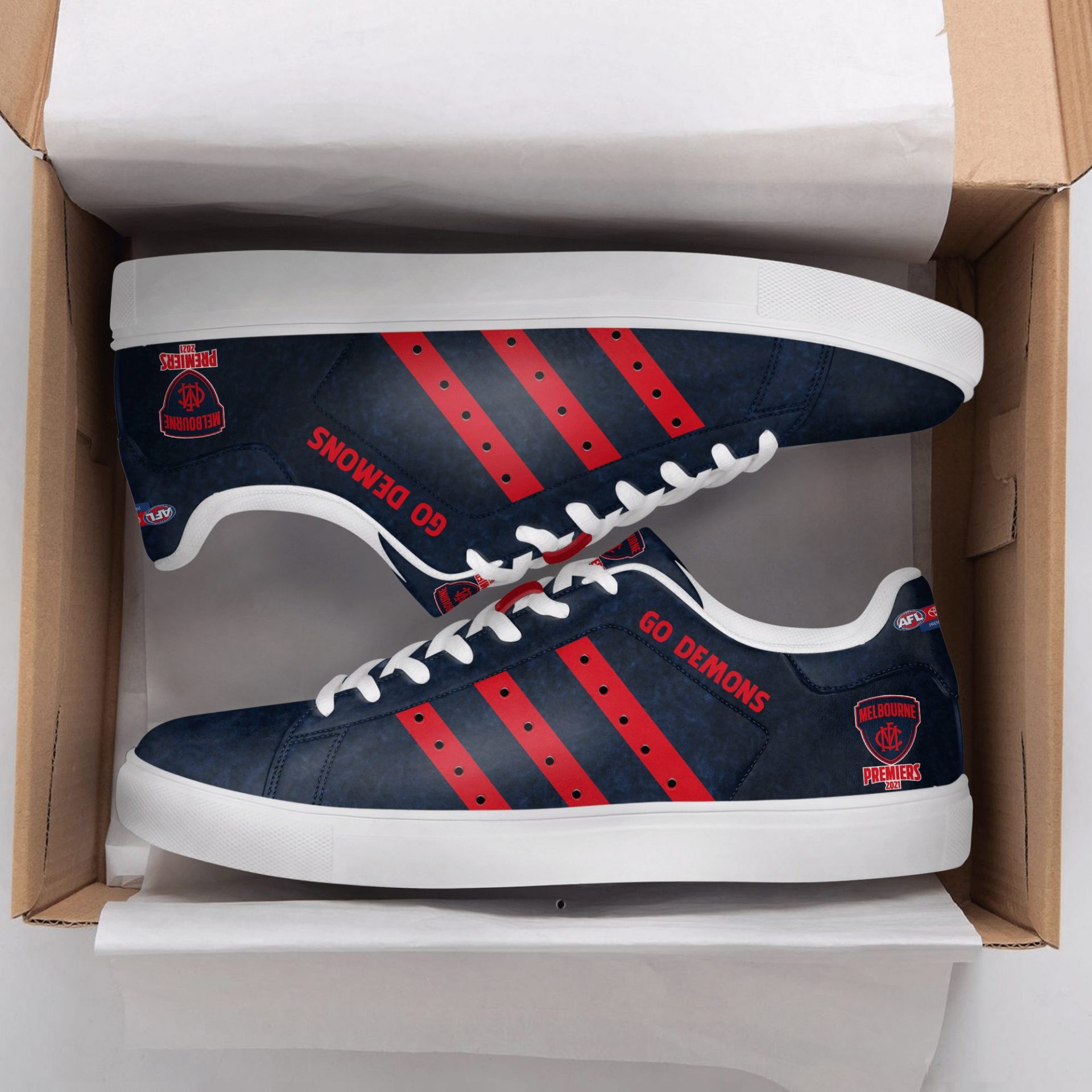 JWFancy Melbourne Demons Skate Stan Shoes Sneakes For Men And Women