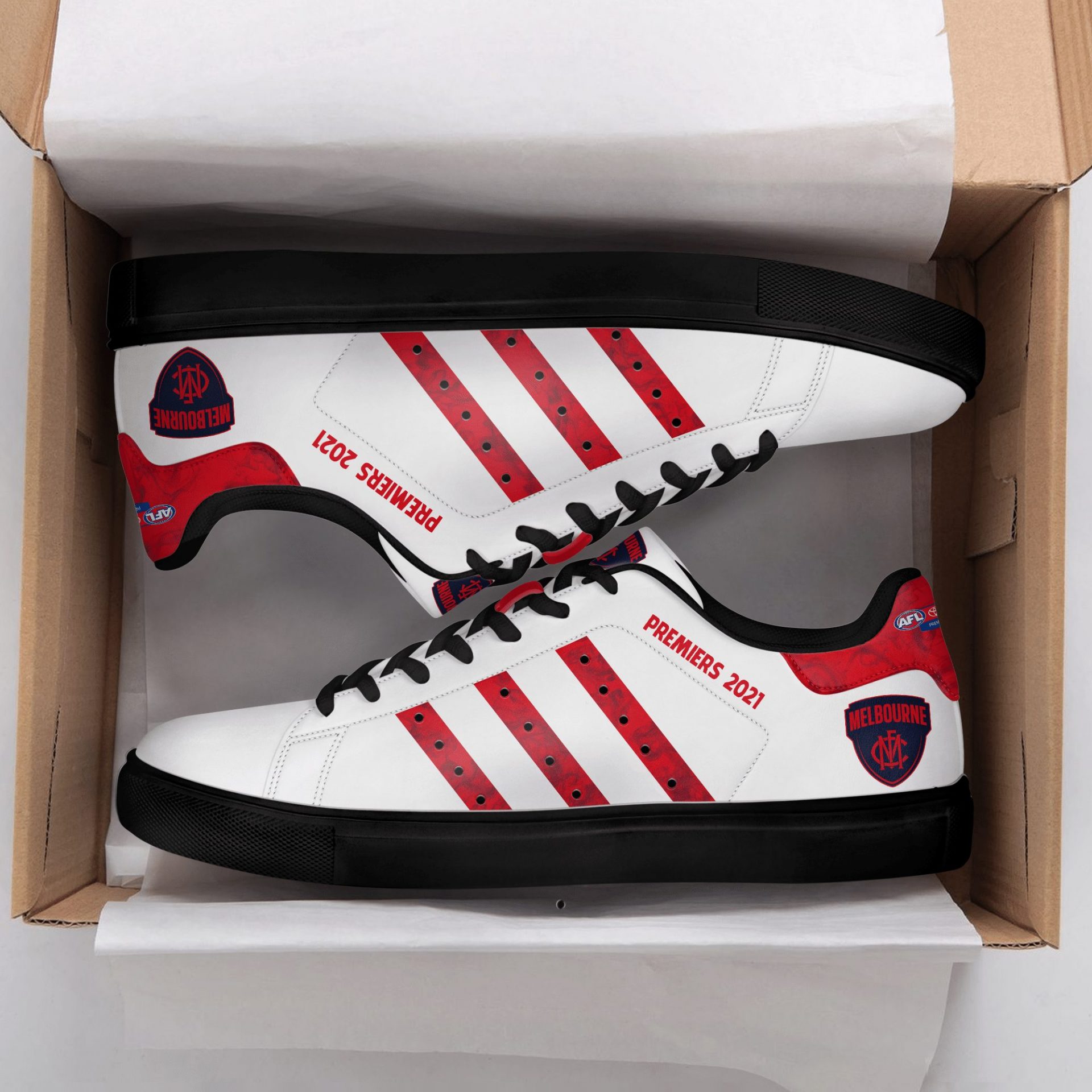 JWFancy Melbourne Demons Skate Stan Shoes Sneakes For Men And Women