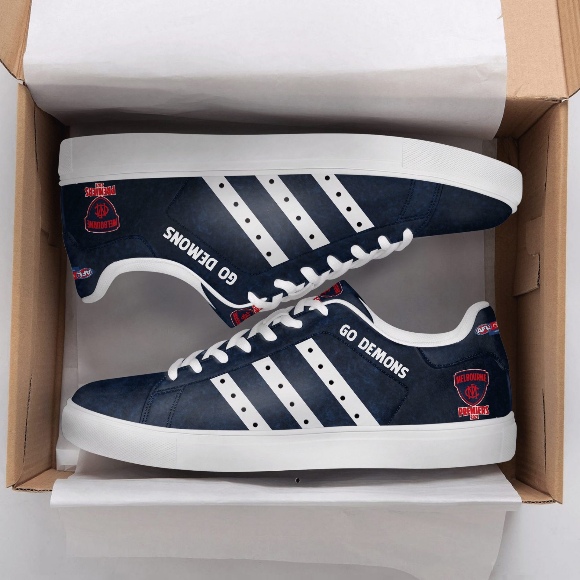 JWFancy Melbourne Demons Skate Stan Shoes Sneakes For Men And Women