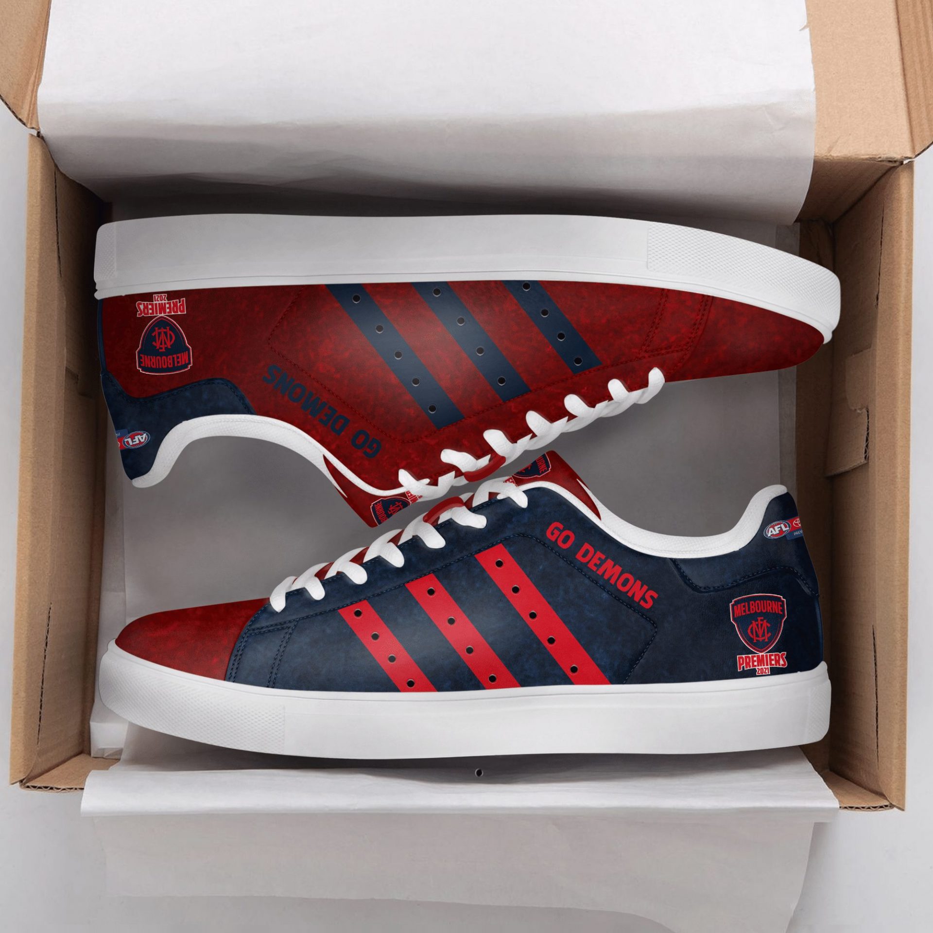 JWFancy Melbourne Demons Skate Stan Shoes Sneakes For Men And Women