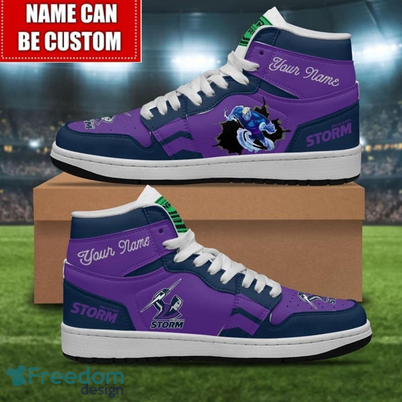 JWFancy Melbourne Storm AJ1 High Sneakers Shoes For Men And Women