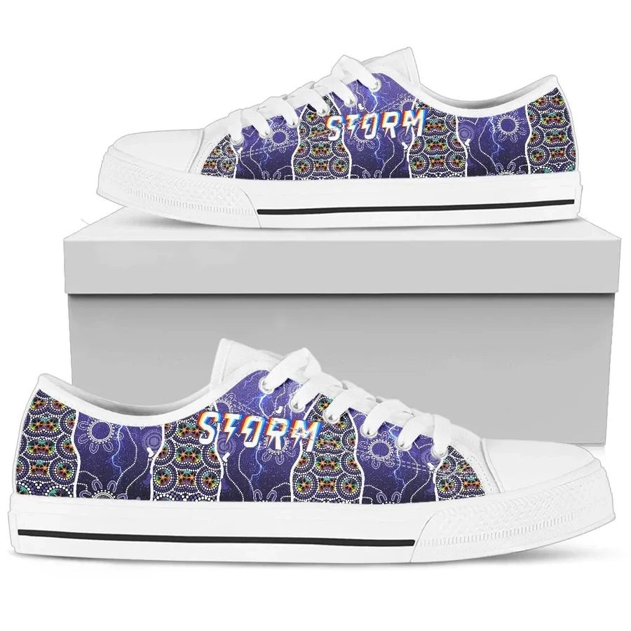 JWFancy Melbourne Storm Low Top Canvas Sneakers Shoes For Men And Women