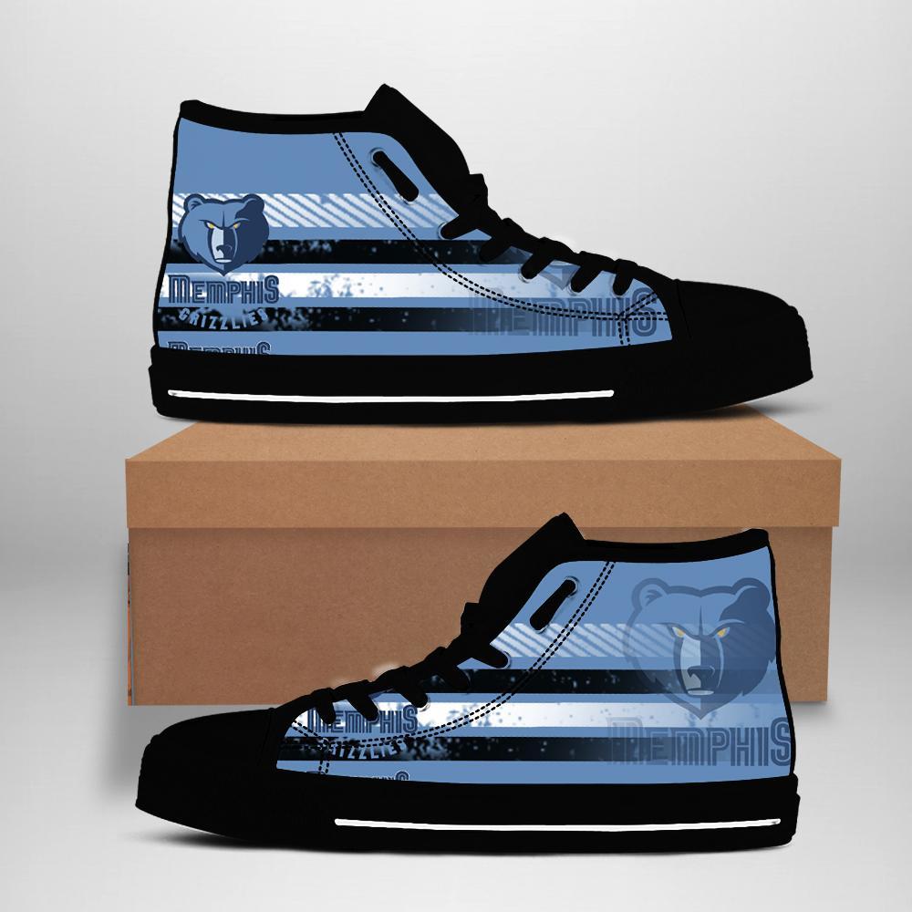 JWFancy Memphis Grizzlies High Top Canvas Sneakers Shoes For Men And Women
