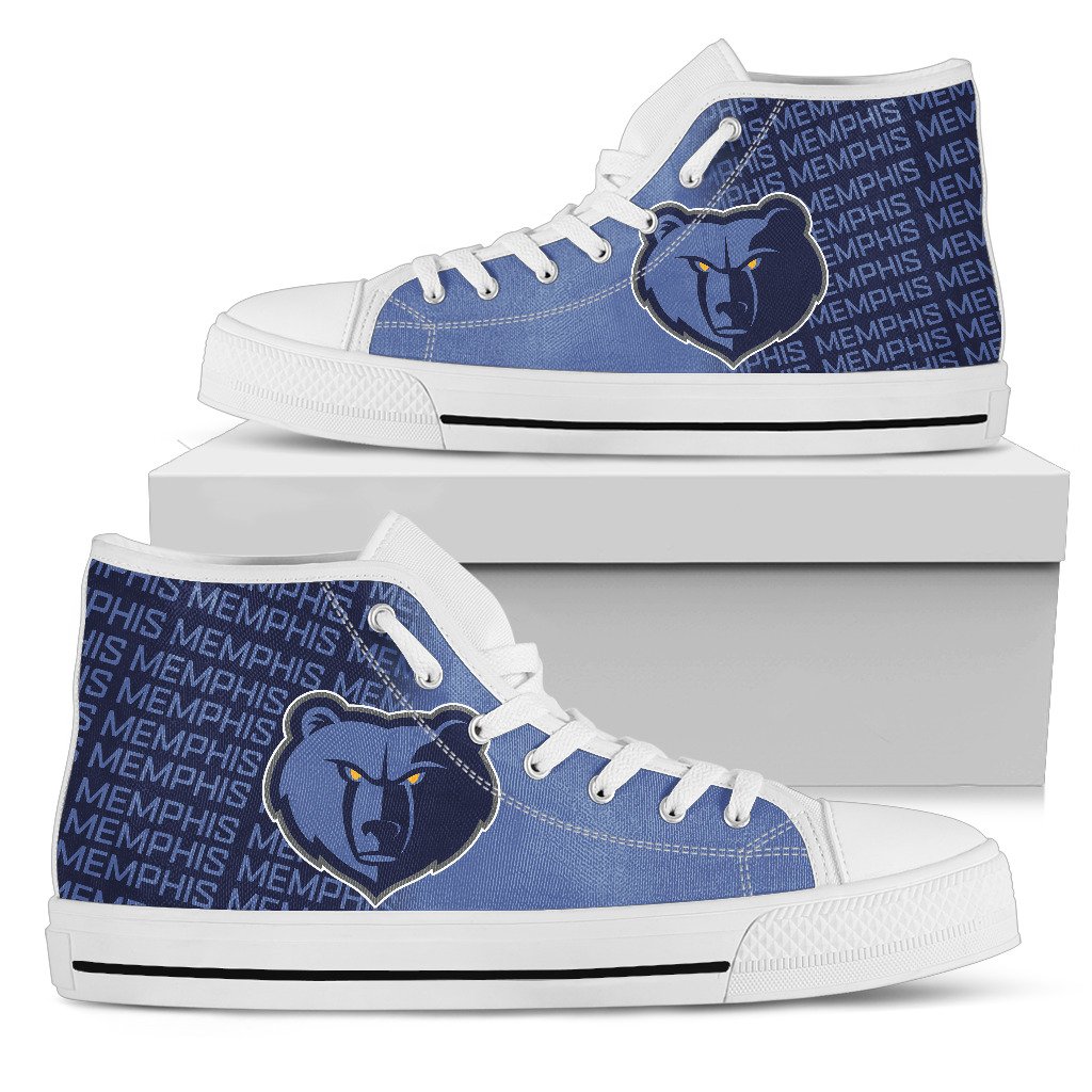 JWFancy Memphis Grizzlies High Top Canvas Sneakers Shoes For Men And Women