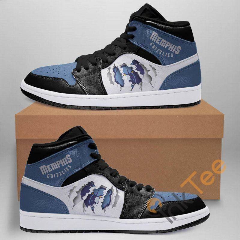 JWFancy Memphis Grizzlies NBA AJ1 High Sneakers Shoes For Men And Women