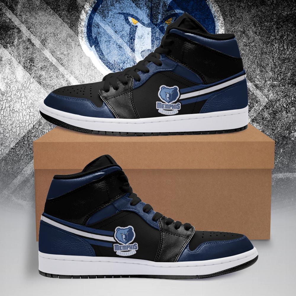 JWFancy Memphis Grizzlies NBA AJ1 High Sneakers Shoes For Men And Women