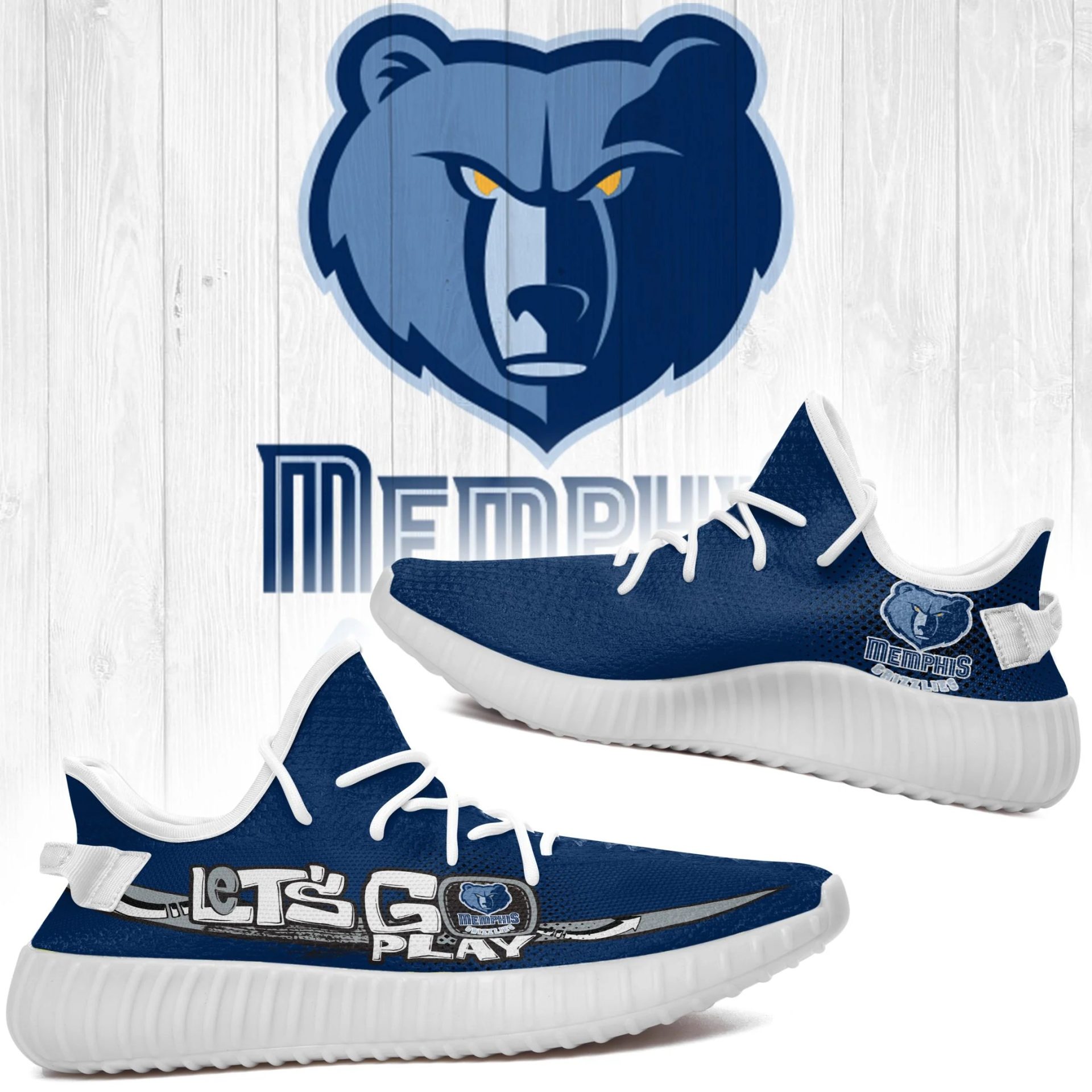 JWFancy Memphis Grizzlies Yeezy Boost Shoes For Men And Women