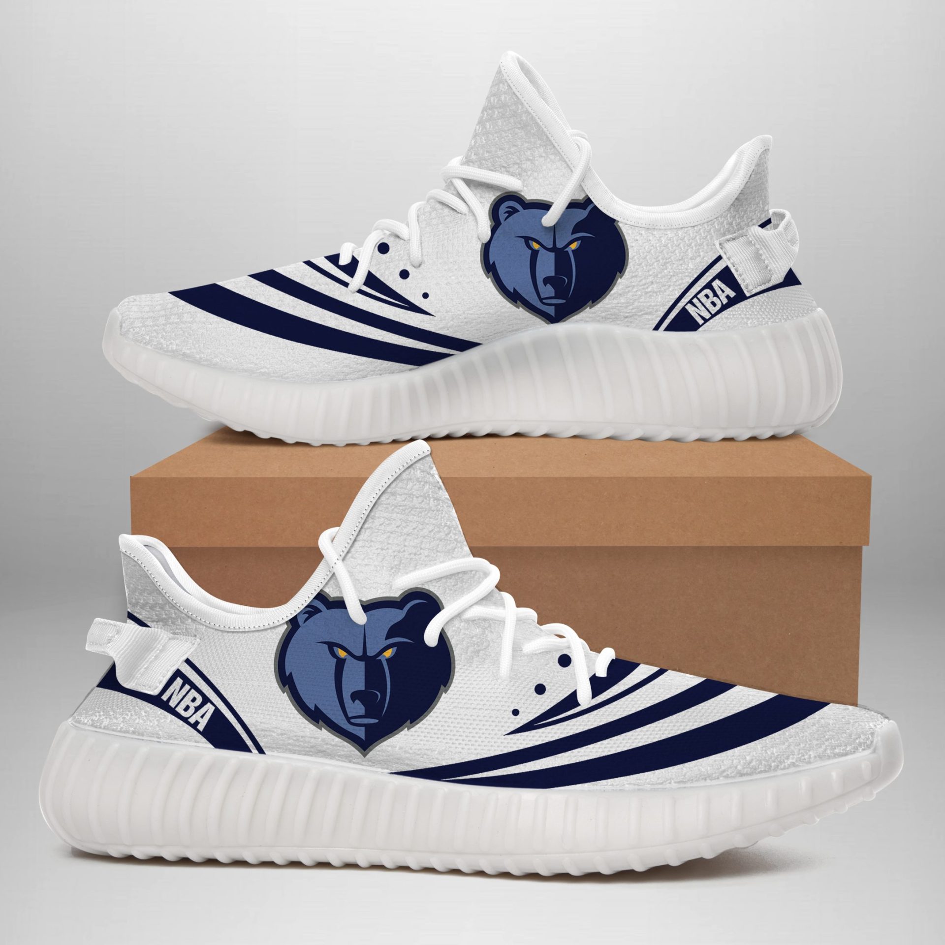 JWFancy Memphis Grizzlies Yeezy Boost Shoes For Men And Women