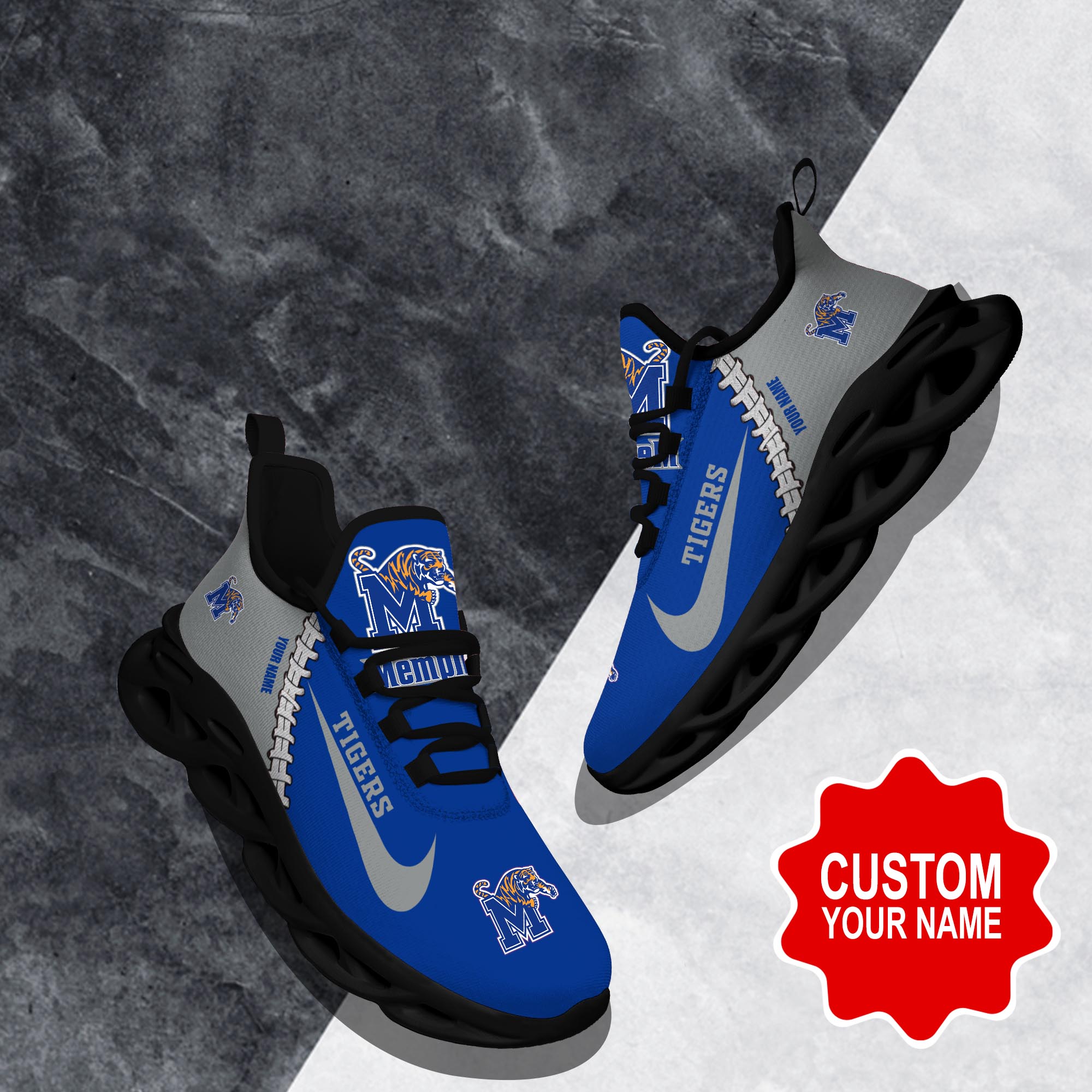 JWFancy Memphis Tigers Max Soul Shoes Sneakers For Men And Women