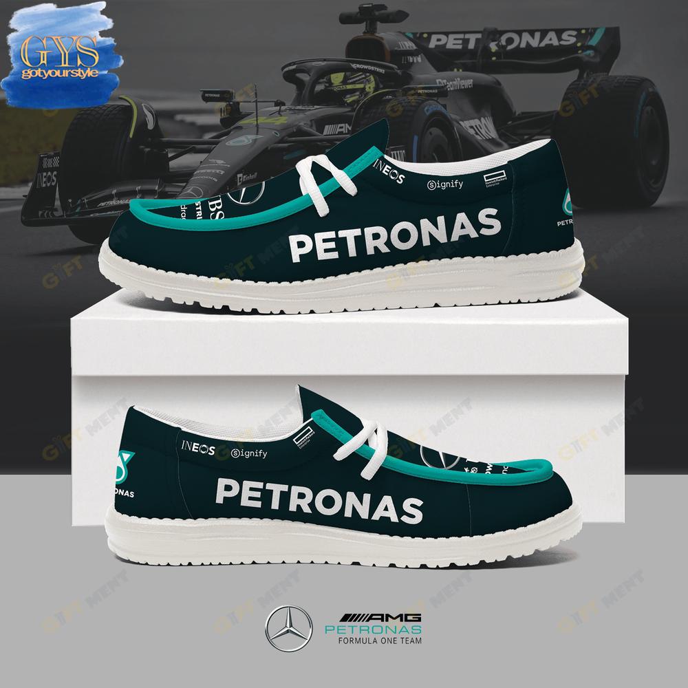 JWFancy Mercedes-AMG Hey Dude Shoes Wally Men's Lace Up Loafers Comfortable For Men And Women