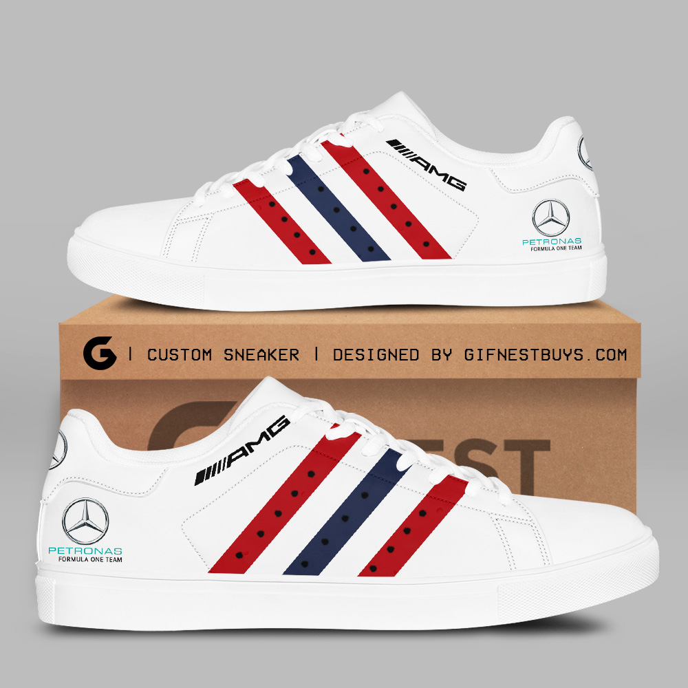 JWFancy Mercedes-AMG Petronas F1 Skate Stan Shoes Sneakes For Men And Women
