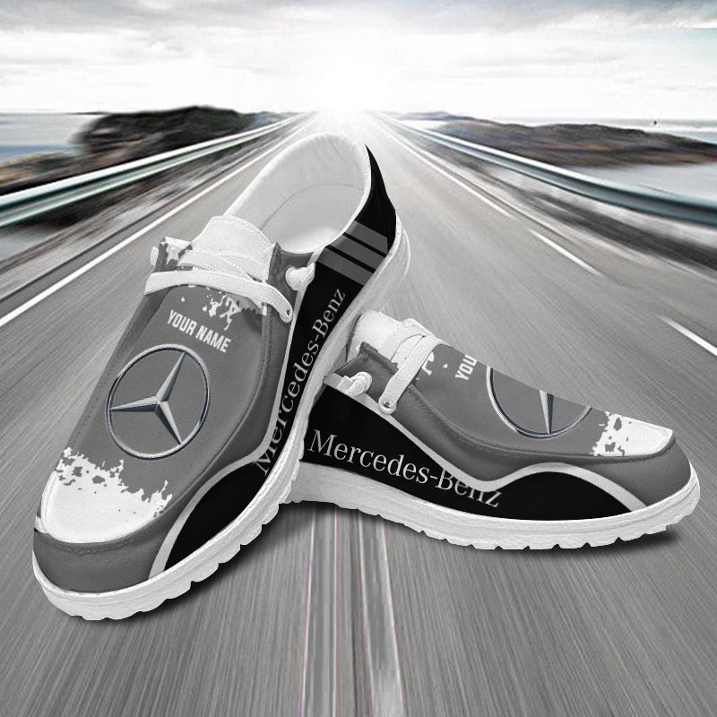 JWFancy Mercedes-Benzs Hey Dude Shoes Wally Men's Lace Up Loafers Comfortable For Men And Women