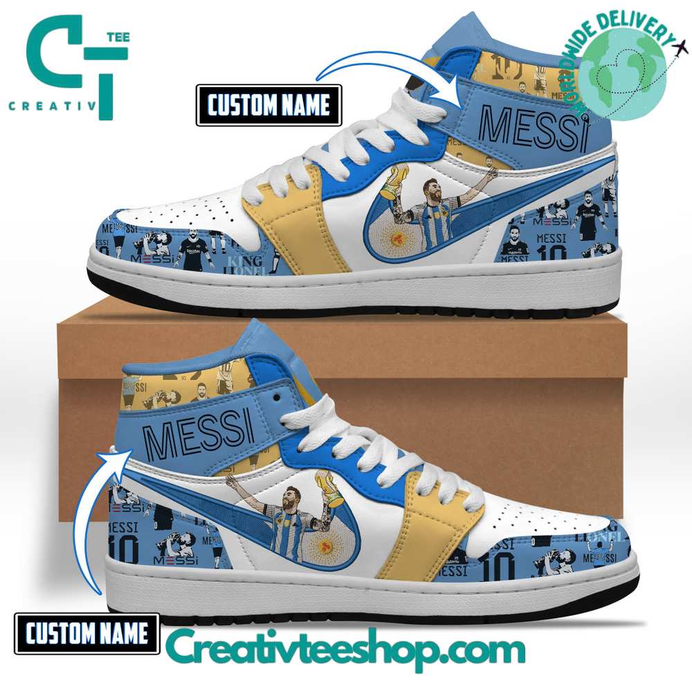 JWFancy Messi AJ1 High Sneakers Shoes For Men And Women