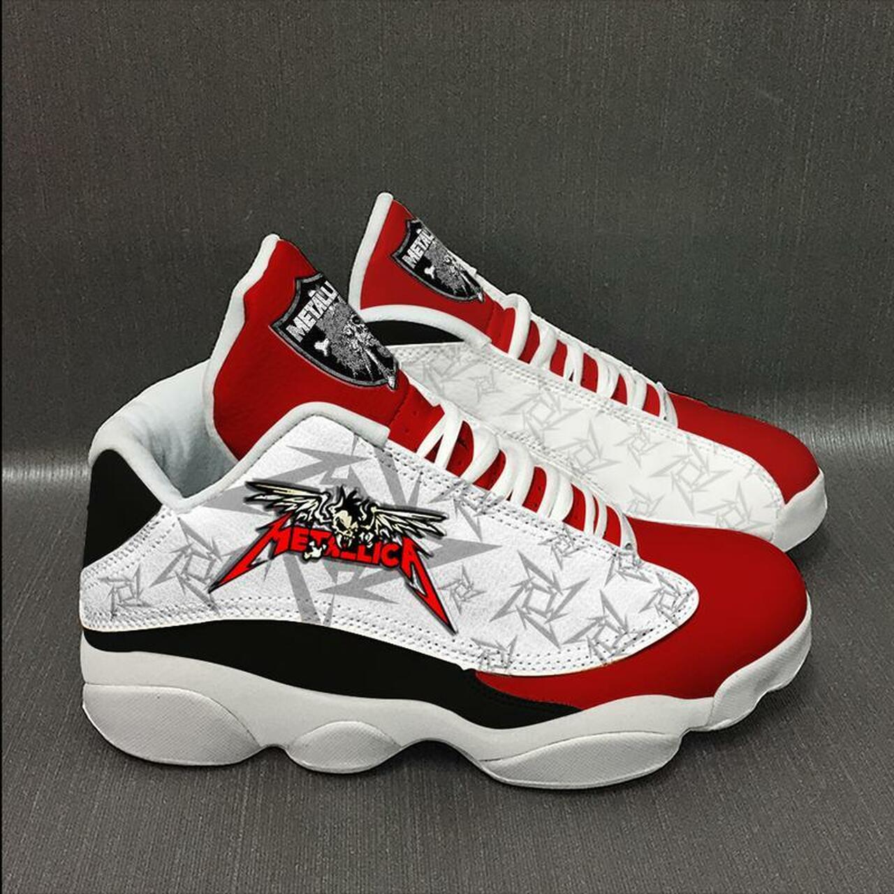 JWFancy Metallica AJ13 Sneakers Shoes For Men And Women