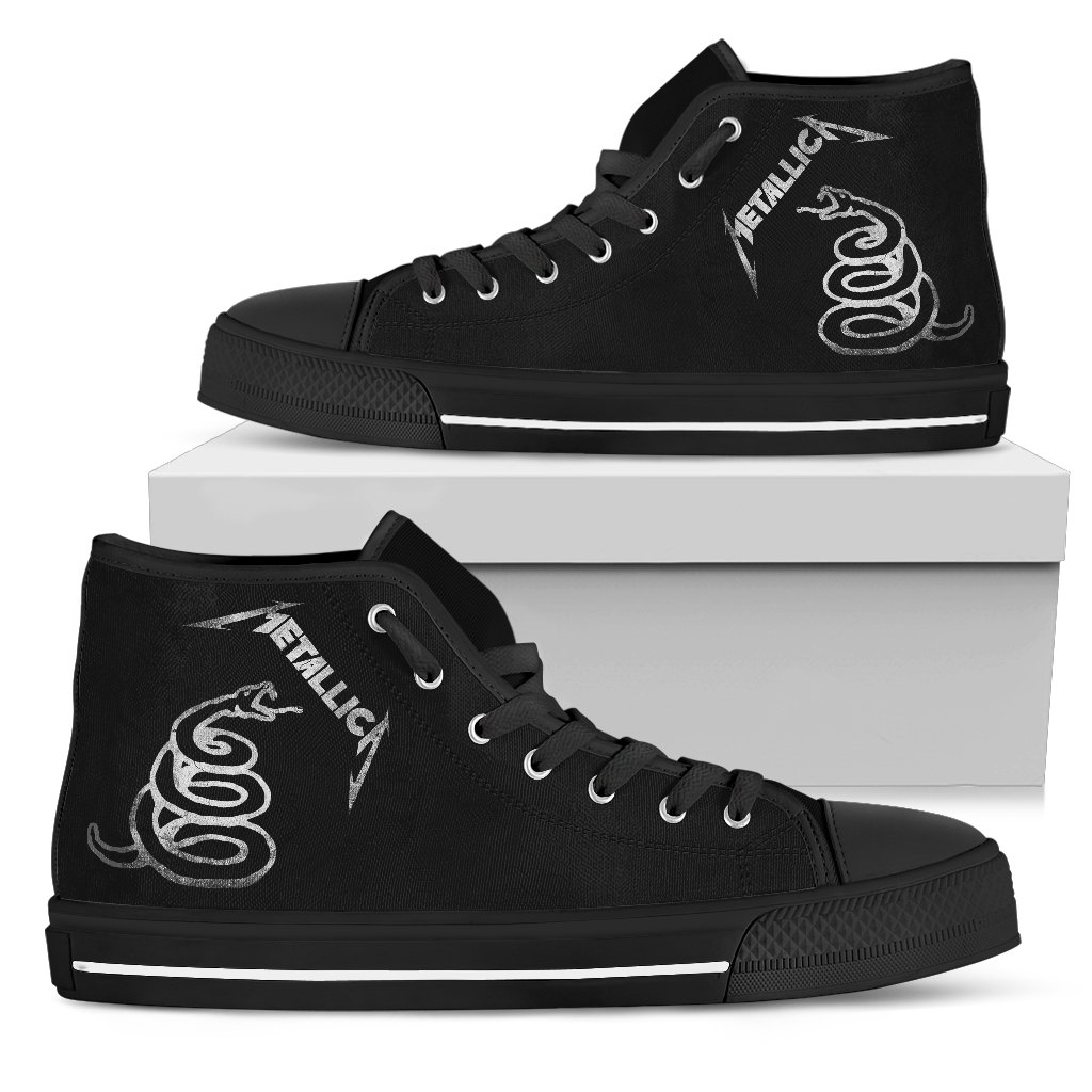 JWFancy Metallica High Top Canvas Sneakers Shoes For Men And Women