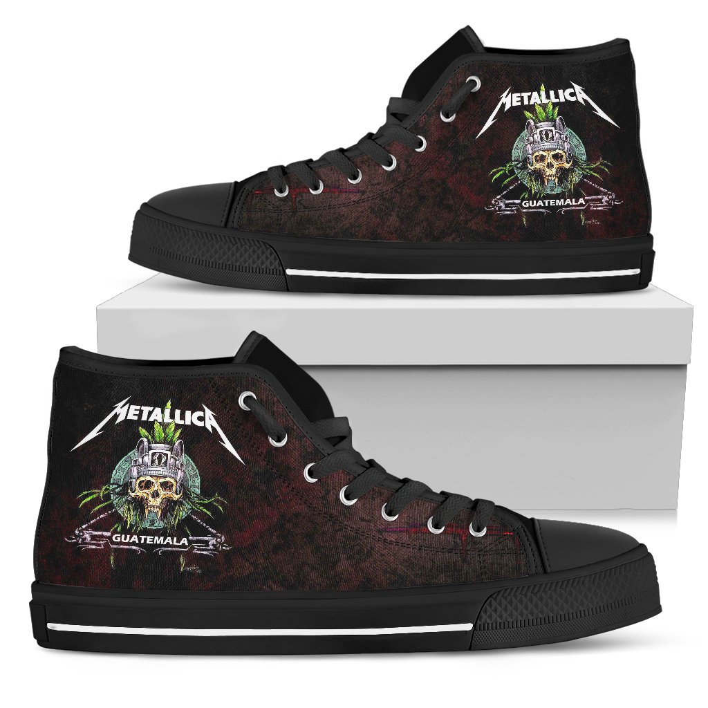 JWFancy Metallica High Top Canvas Sneakers Shoes For Men And Women