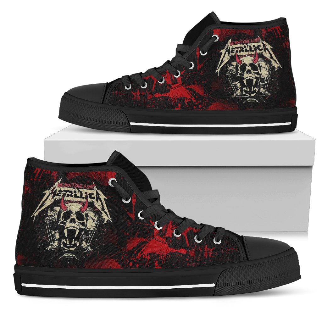 JWFancy Metallica High Top Canvas Sneakers Shoes For Men And Women