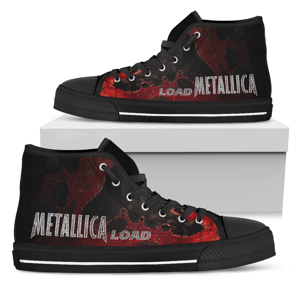 JWFancy Metallica High Top Canvas Sneakers Shoes For Men And Women