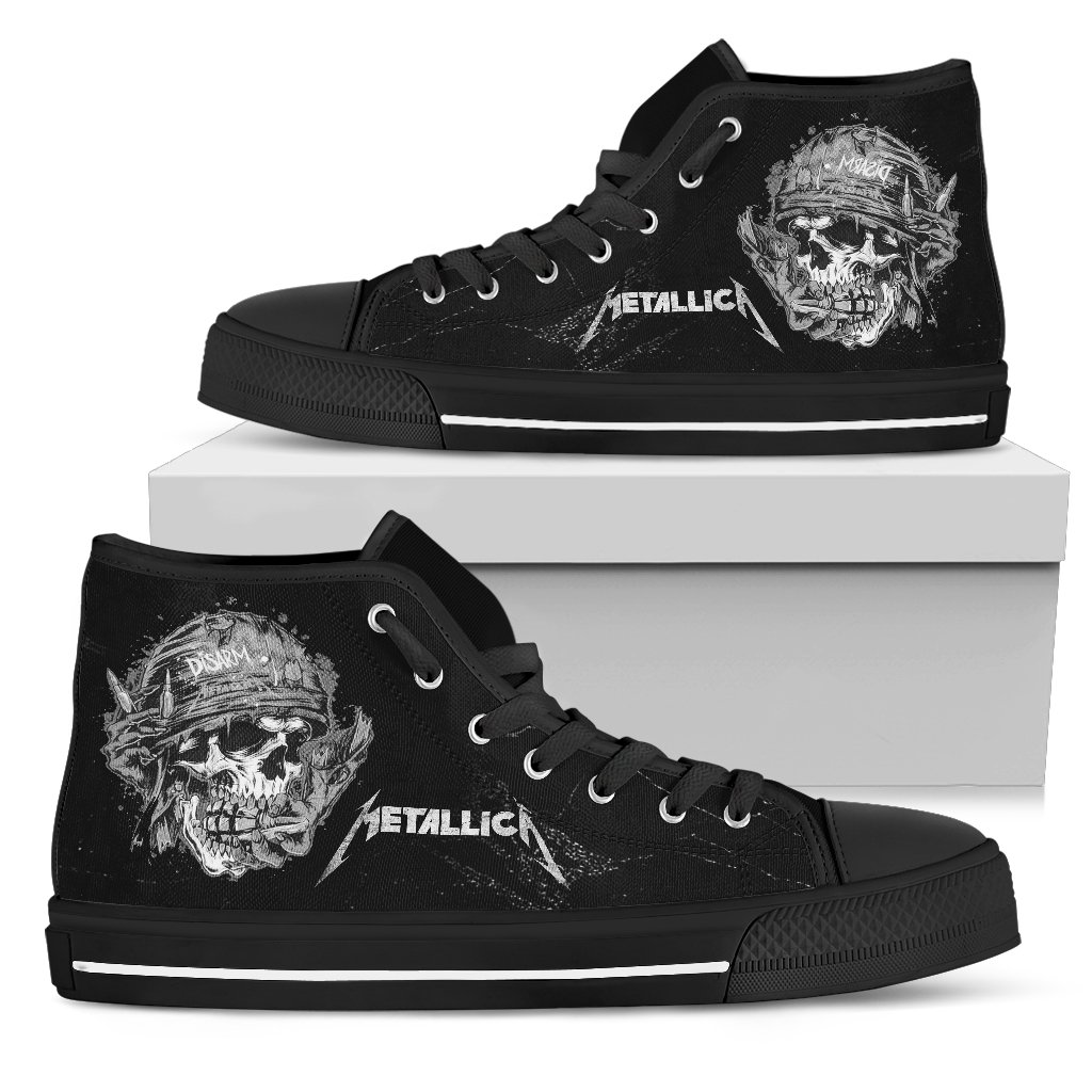 JWFancy Metallica High Top Canvas Sneakers Shoes For Men And Women