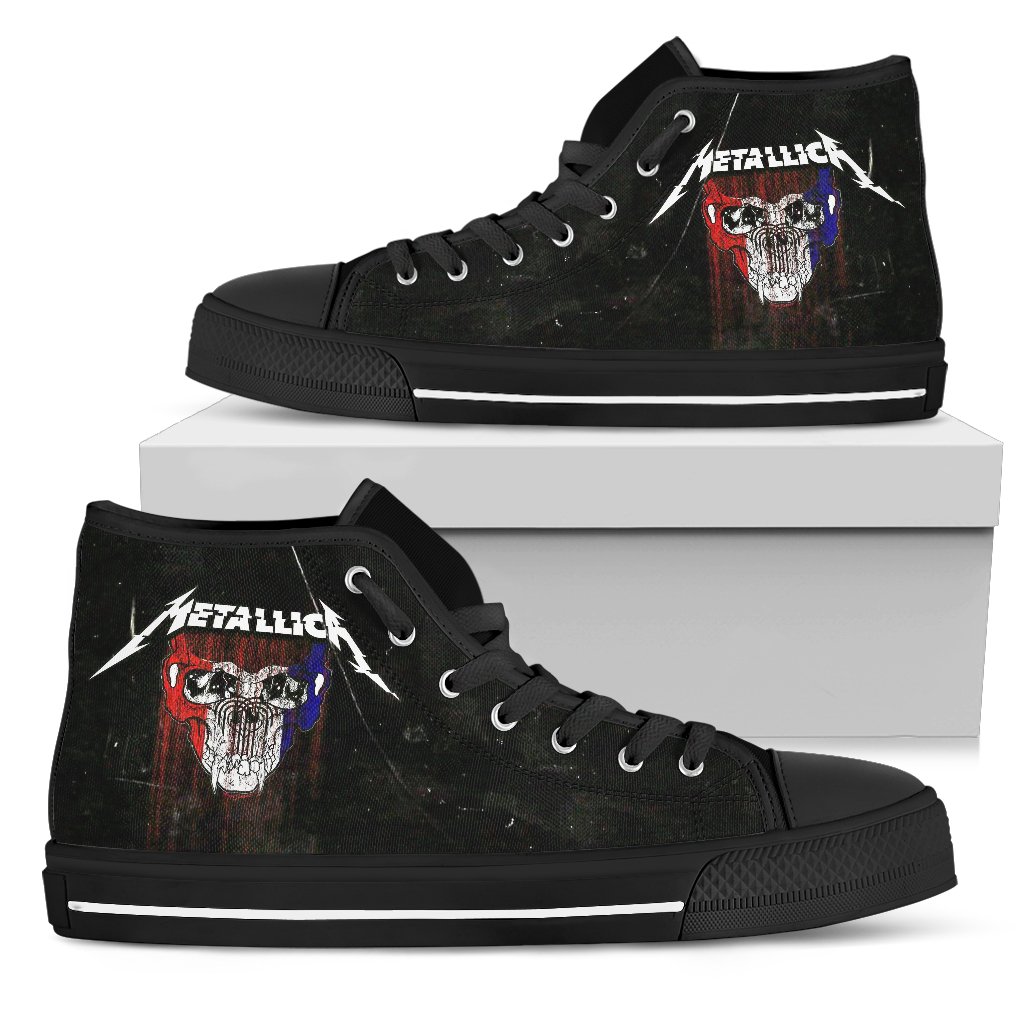 JWFancy Metallica High Top Canvas Sneakers Shoes For Men And Women