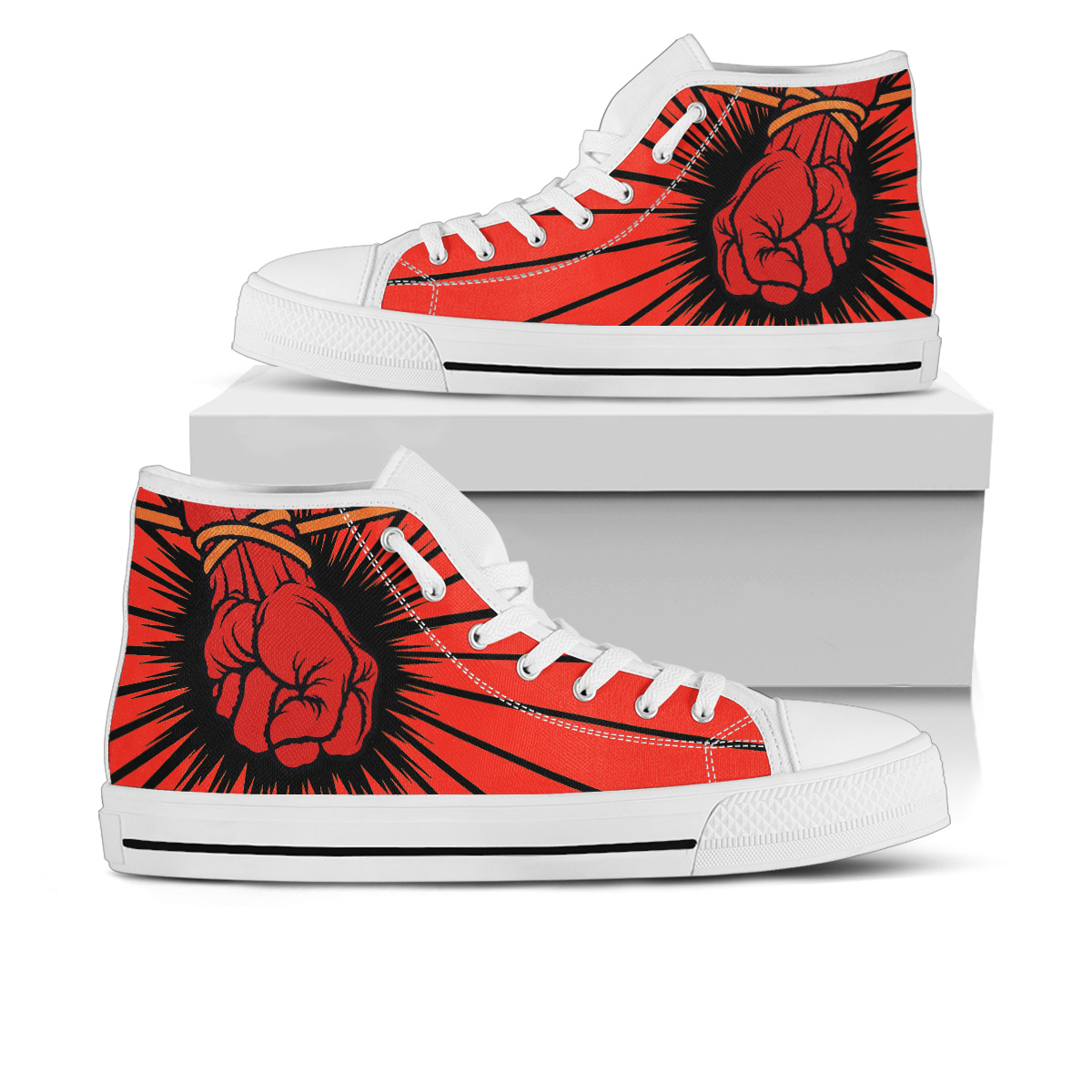 JWFancy Metallica High Top Canvas Sneakers Shoes For Men And Women