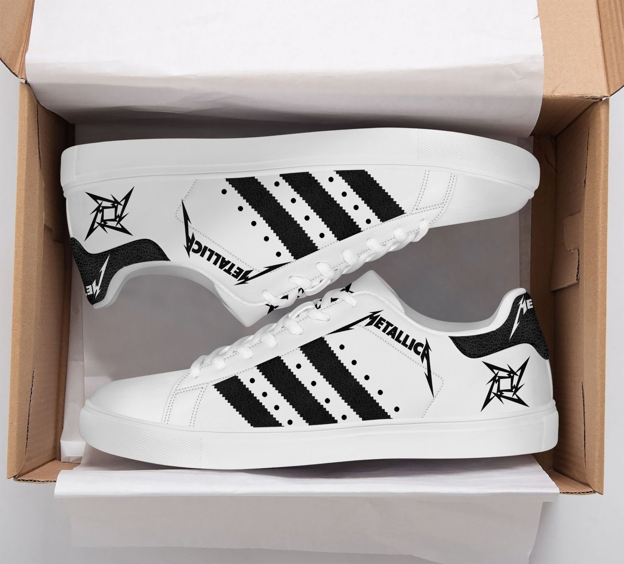 JWFancy Metallica Skate Stan Shoes Sneakes For Men And Women