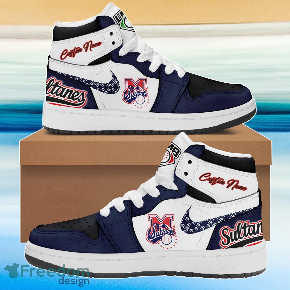 JWFancy Mexico The Sultanes Monterrey AJ1 High Sneakers Shoes For Men And Women