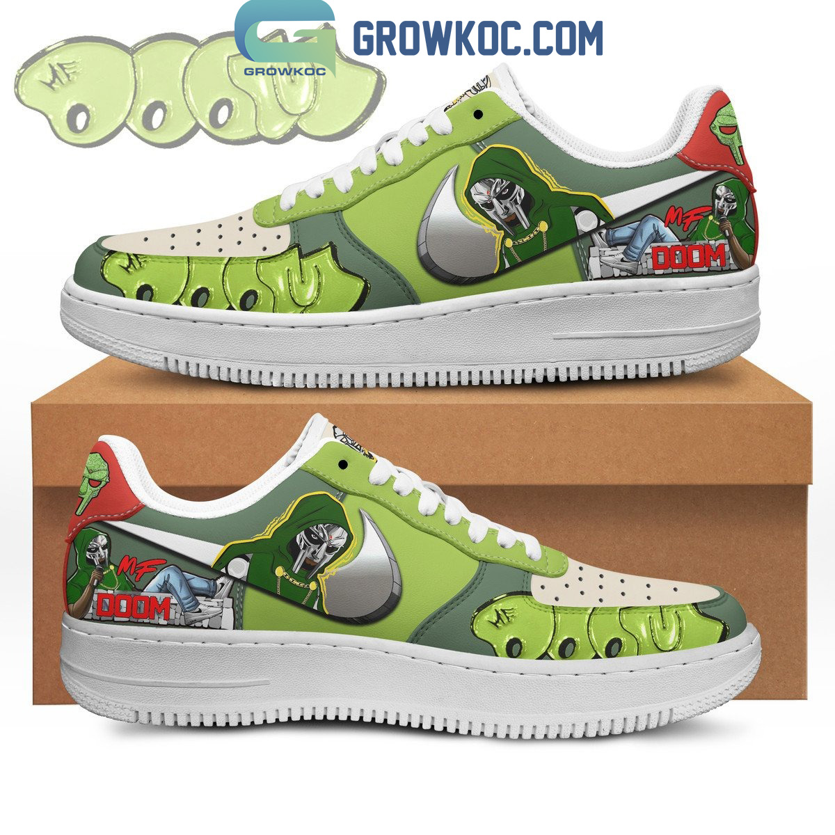JWFancy MF DOOM Air Low-Top Sneakers Shoes For Men And Women