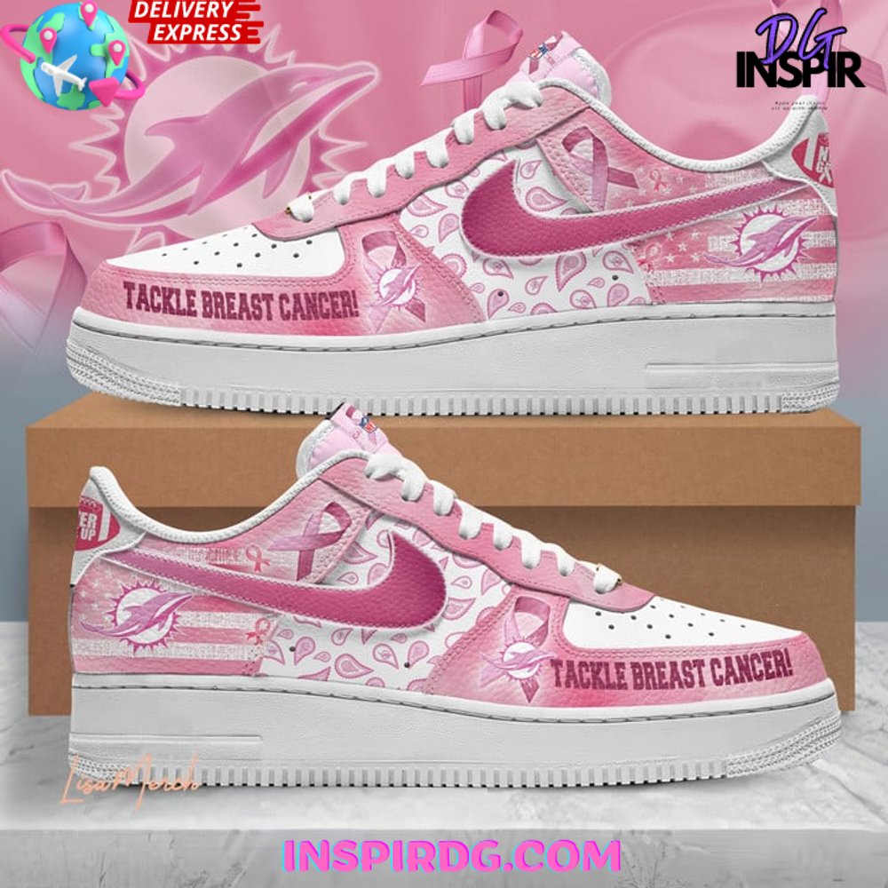 JWFancy Miami Dolphins Air Low-Top Sneakers Shoes For Men And Women