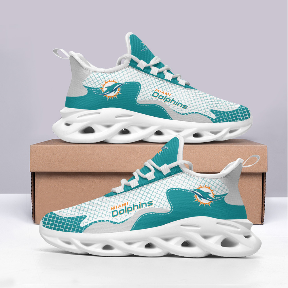JWFancy Miami Dolphins NFL Max Soul Shoes Sneakers For Men And Women
