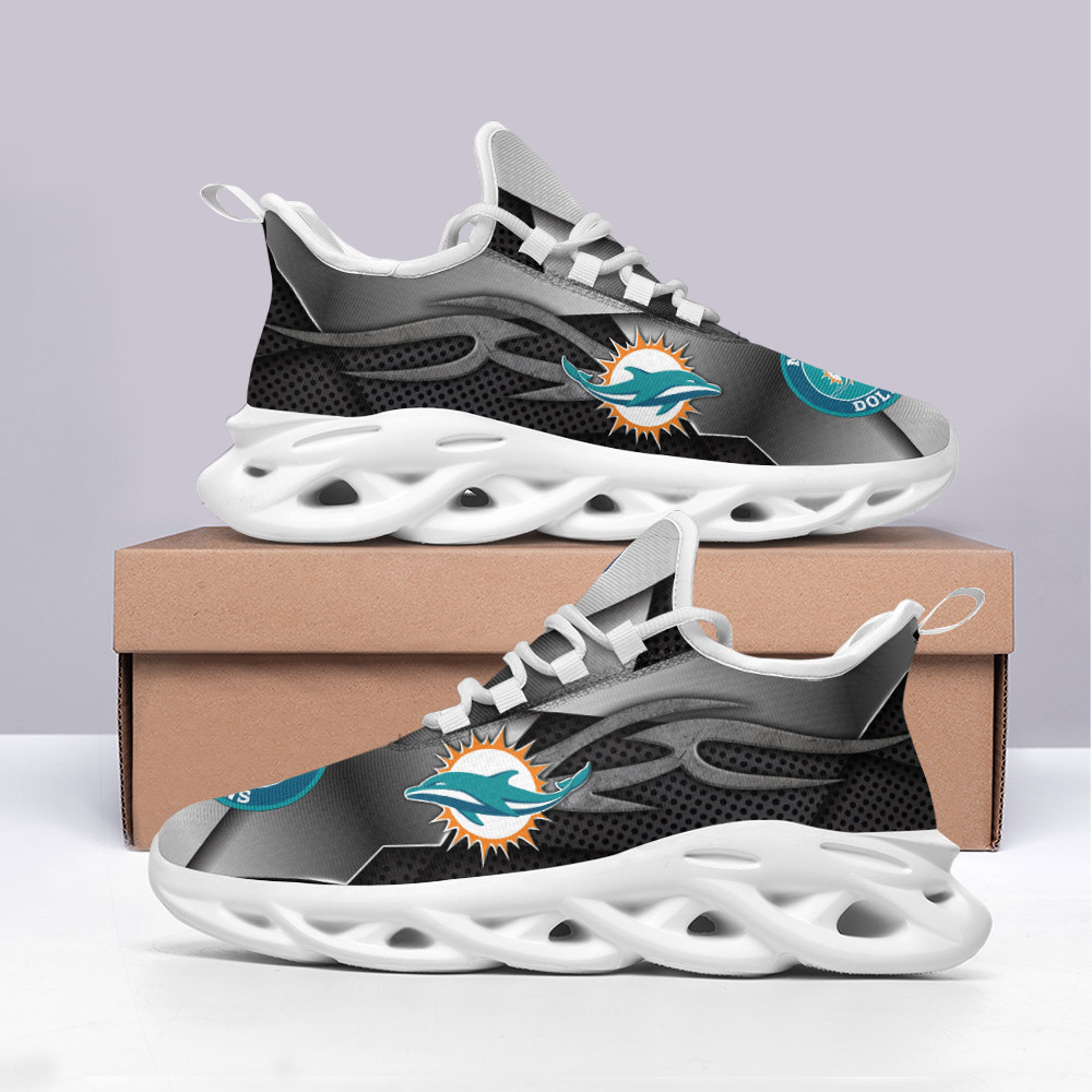 JWFancy Miami Dolphins NFL Max Soul Shoes Sneakers For Men And Women
