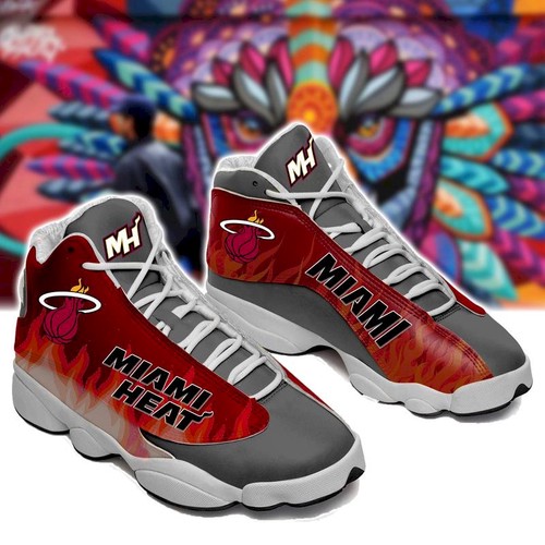JWFancy Miami Heat AJ13 Sneakers Shoes For Men And Women